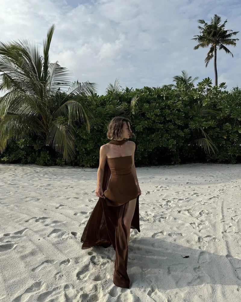 Yvette Women's Maxi Dress - shown in use