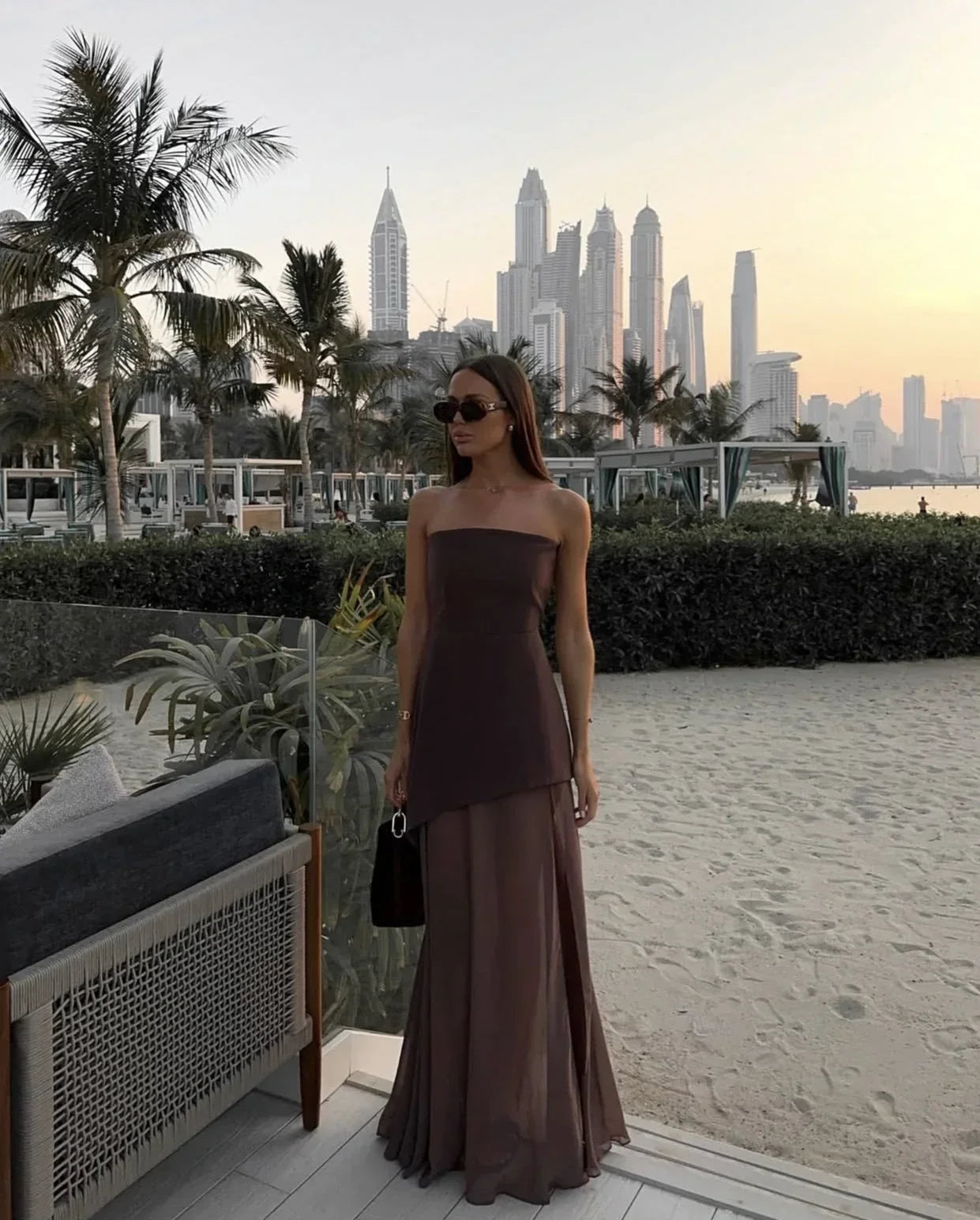 Yvette Women's Maxi Dress - full-length view