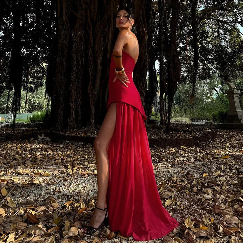 Yvette Women's Maxi Dress - styled view