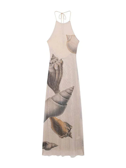 Lena Women's Maxi Dress - back view