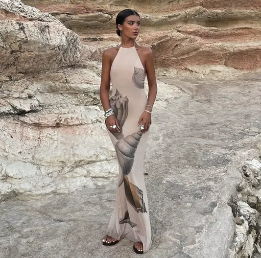 Lena Women's Maxi Dress - front view