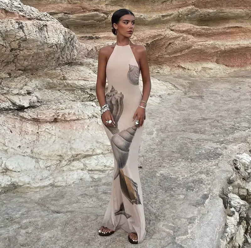 Lena Women's Maxi Dress - front view