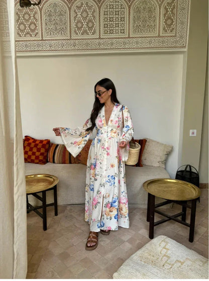 Tilda Women's Floral Maxi Dress - front view