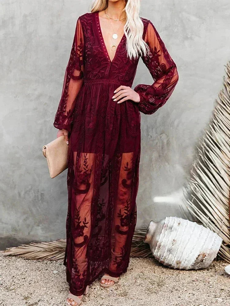 Delphine Women's Maxi Dress - front view