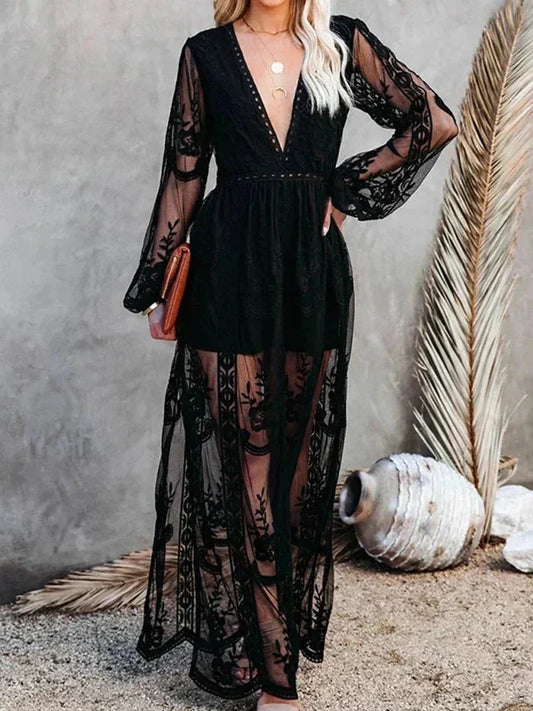 Delphine Women's Maxi Dress - styled view
