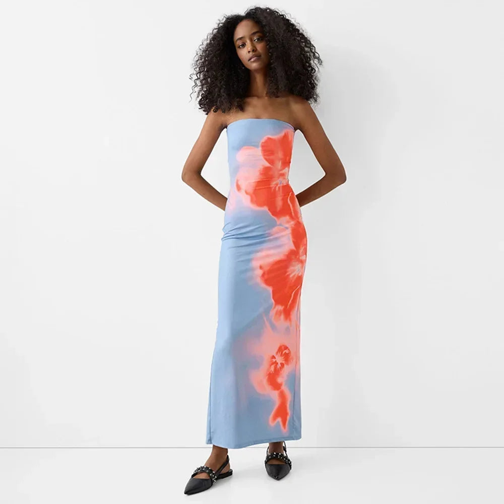 Yara Women's Floral Maxi Dress - front view