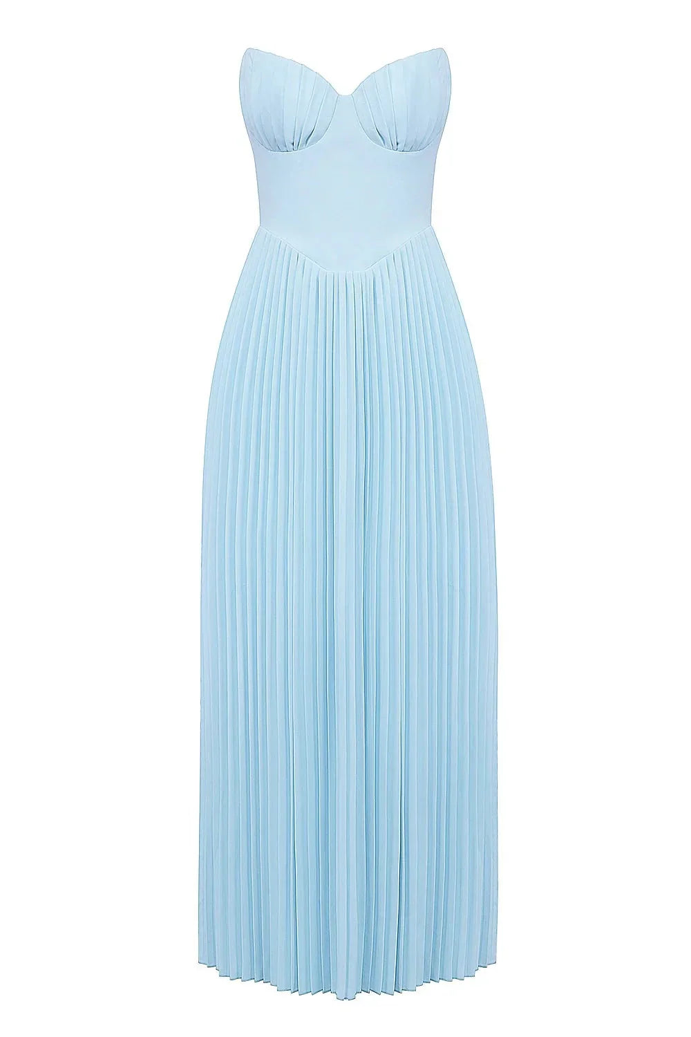 Verity Women's Pleated Maxi Dress - full-length view