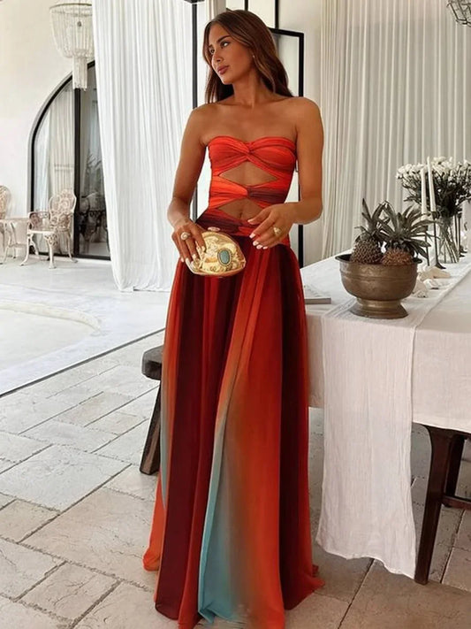 Mira Women's Maxi Dress - front view