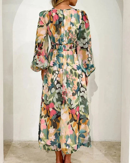 Odette Women's Floral Maxi Dress - full-length view