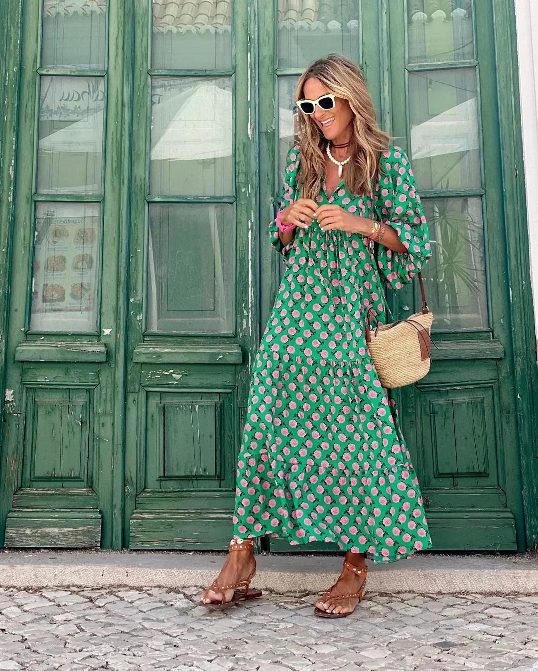 Liana Women's Maxi Dress - styled view