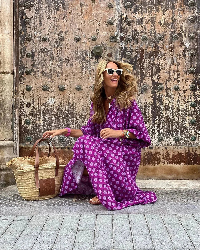 Liana Women's Maxi Dress - shown in use