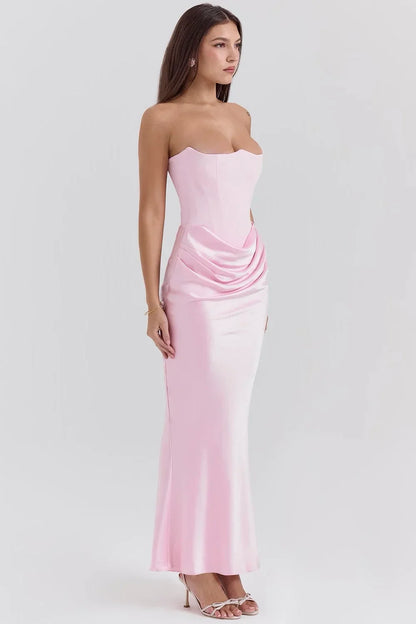Winona Women's Maxi Dress - fabric and finish detail