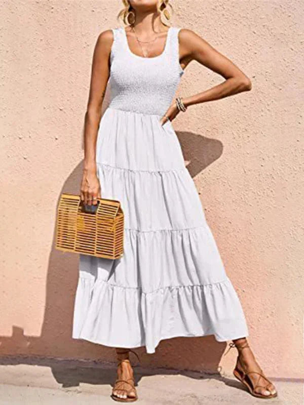 Giselle Women's Maxi Dress - fabric and finish detail
