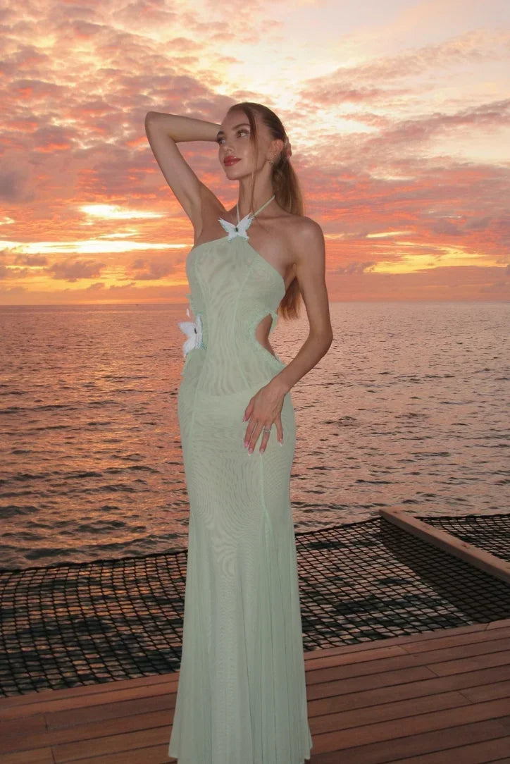 Lumi Women's Maxi Dress - back view