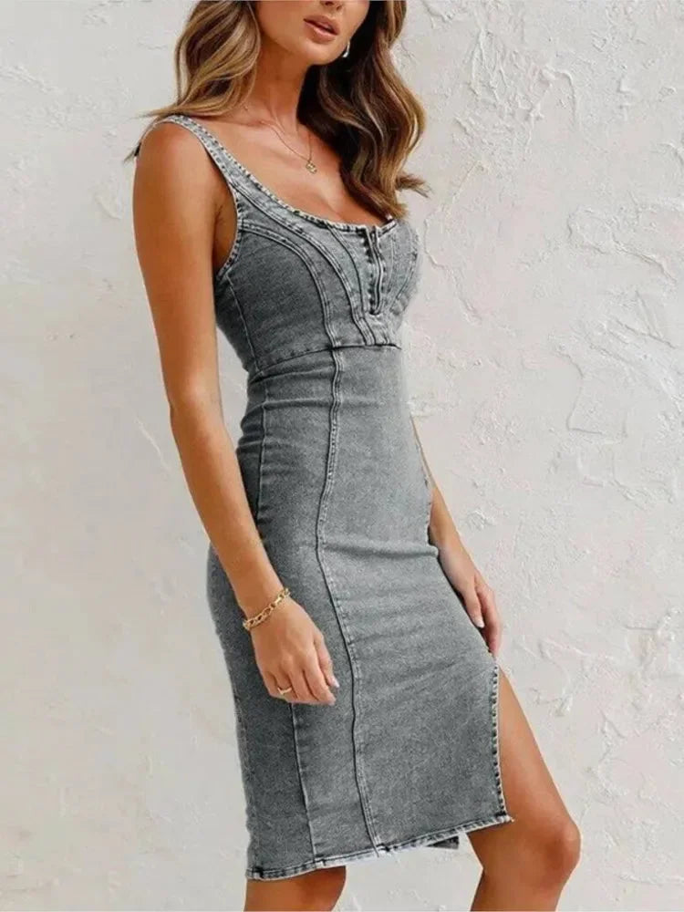 Lila Women's Midi Dress - styled view