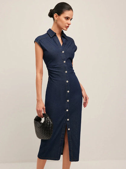 Tallulah Women's Midi Dress - back view