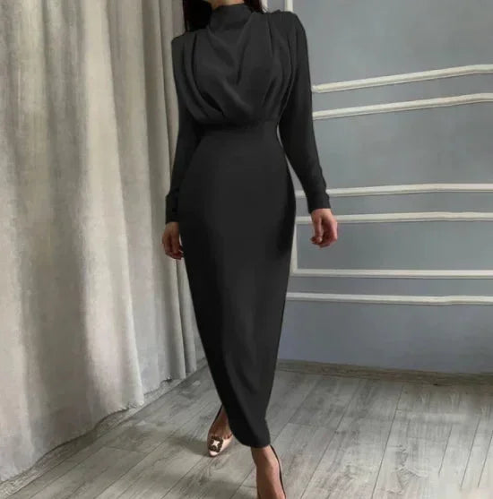 Elsie Women's Midi Dress | Draped