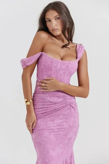 Genevieve Women's Midi Dress - shown in use