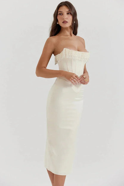 Vera Women's Midi Dress - styled view