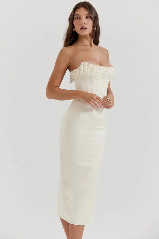 Vera Women's Midi Dress - styled view