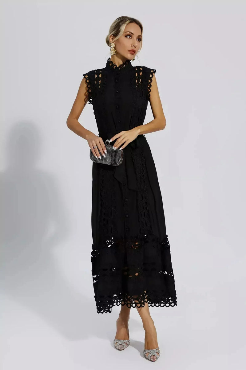 Anaïs Women's Midi Dress - flat lay