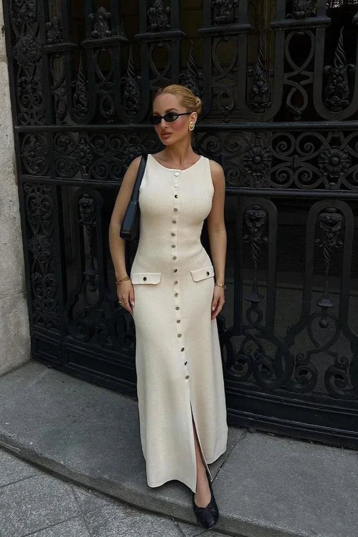 Winona Women's Midi Dress - styled view