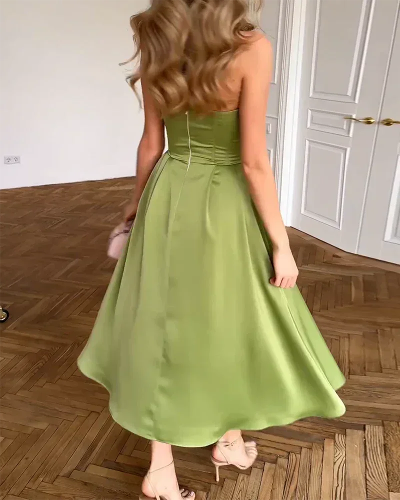 Wilda Women's Midi Dress - back view