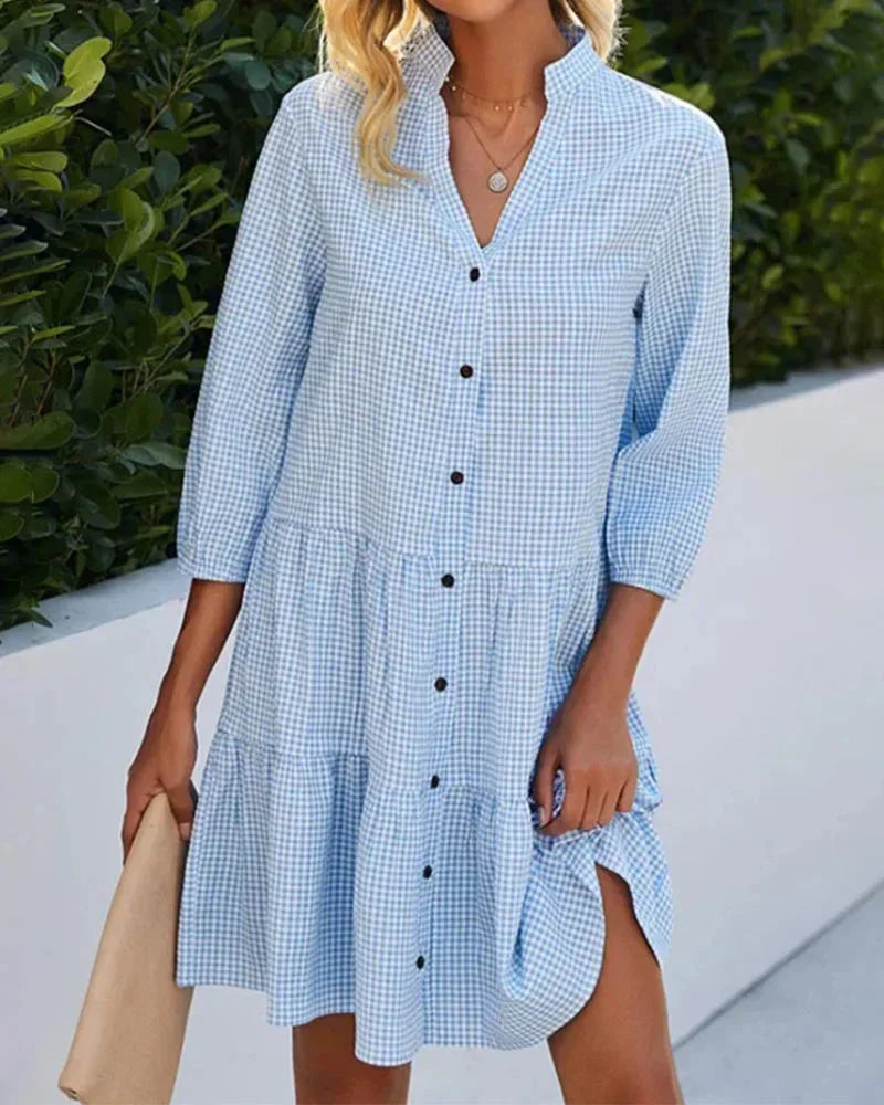 Freya Women's Mini Dress - fabric and finish detail