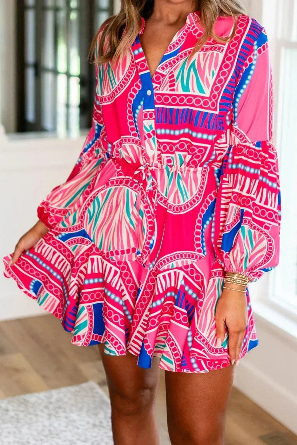 Odette Women's Mini Dress - front view