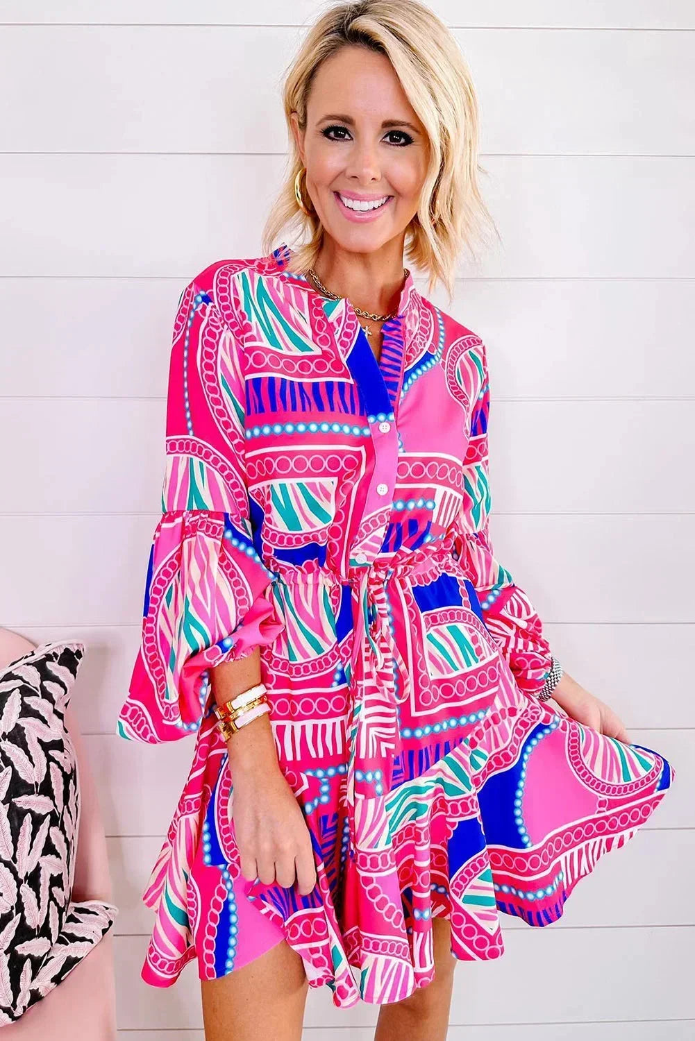 Odette Women's Mini Dress - full-length view