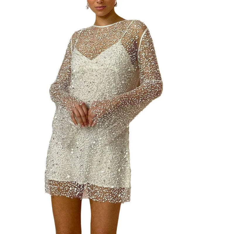 Faye Women's Mini Dress - fabric and finish detail