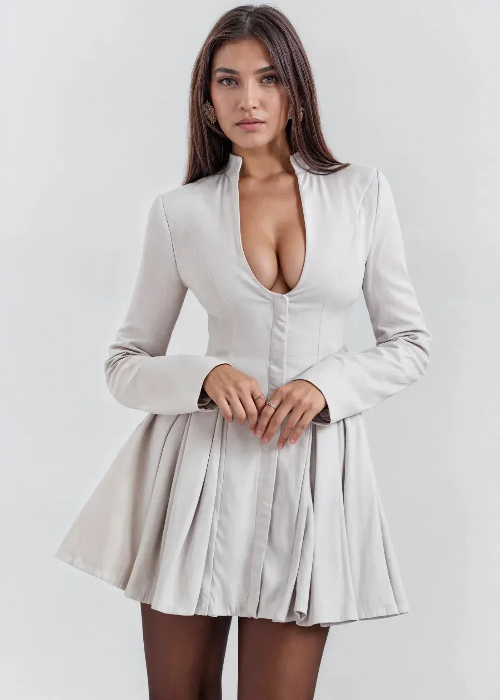 Darcy Women's Mini Dress - fabric and finish detail