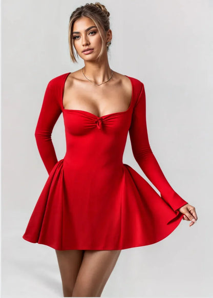 Rowan Women's Mini Dress - fabric and finish detail