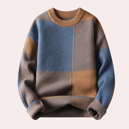 Arlo Men's Sweater - fabric and finish detail