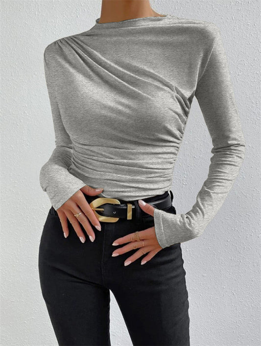 Tilda Women's Pleated Shirt - front view
