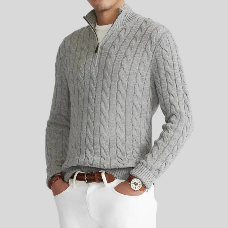 Rufus Men's Sweater | Knit, Zip