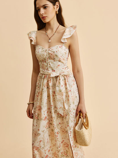 Eloise Women's Floral Dress - back view
