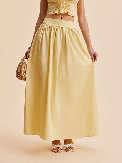 Kaia Women's Ruffled Skirt - close-up detail