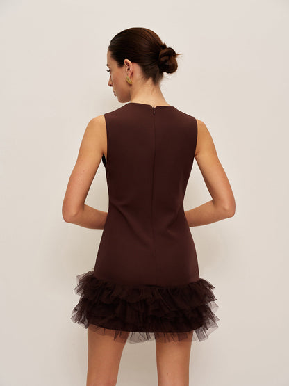Sophie Women's Ruffled Dress - close-up detail