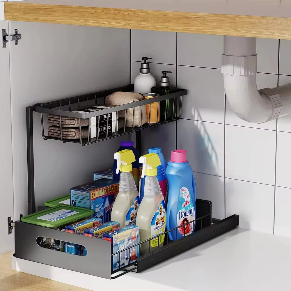 Slate Storage Organizer - fabric and finish detail