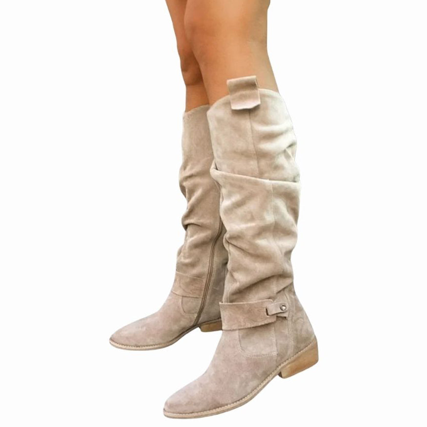 Ruby Women's Knee-high Boots - styled view