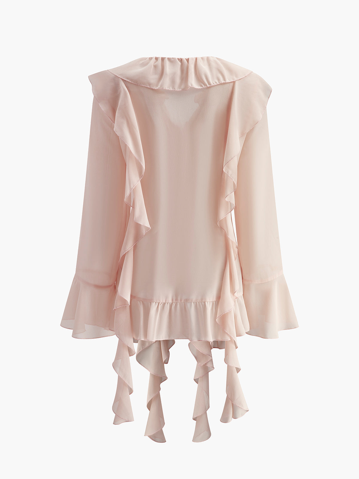 Anouk Women's Ruffled Blouse - styled view