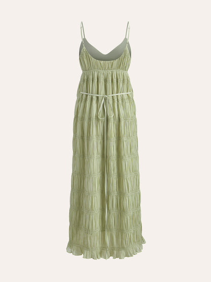 Vera Women's Pleated Dress - front view
