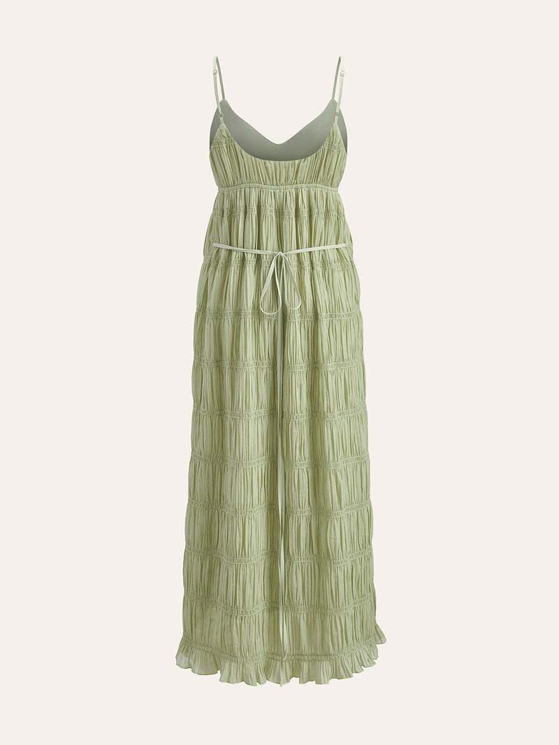 Vera Women's Pleated Dress - front view
