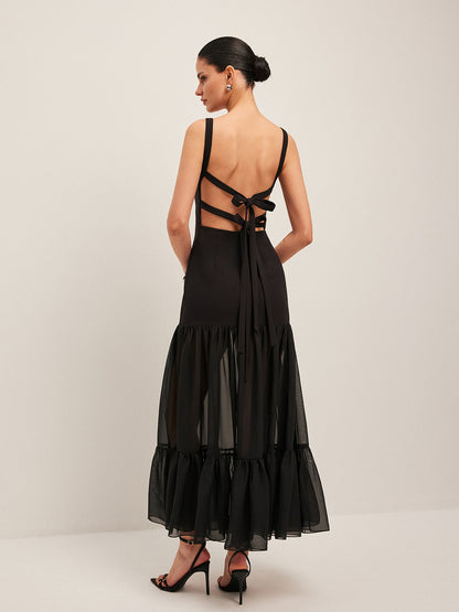 Ruby Women's Ruffled Dress - front view