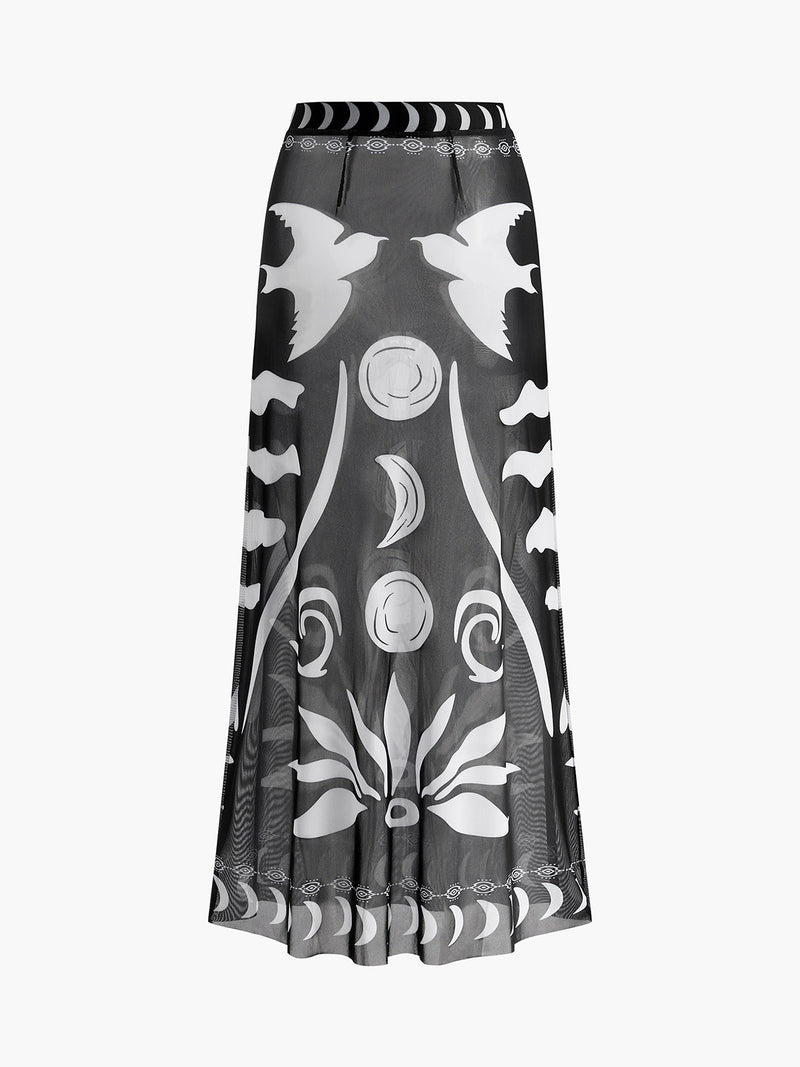 Ruby Women's Printed Cover-up - styled view