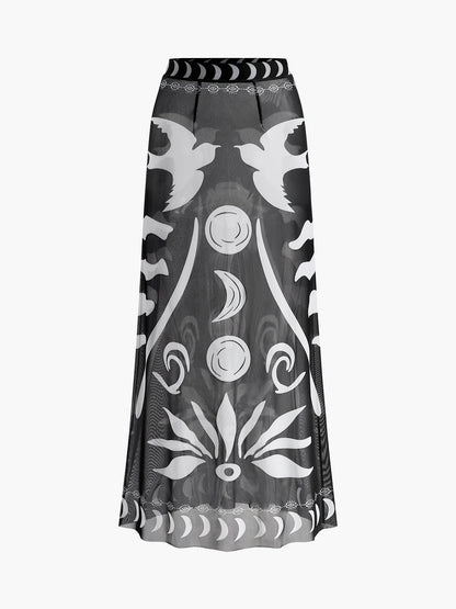 Ruby Women's Printed Cover-up - front view