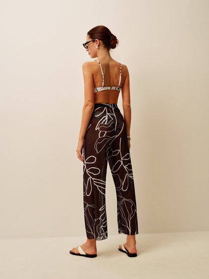 Clara Women's Printed Cover-up - full-length view
