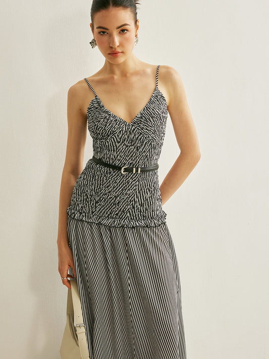 Colette Women's Pleated Dress - styled view