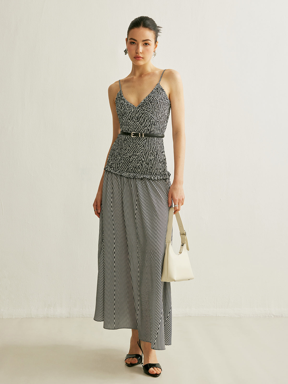 Colette Women's Pleated Dress - back view